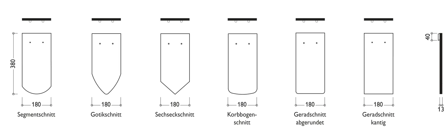 BRAA Opal Standard 18X38 Gelo. Rundsch.