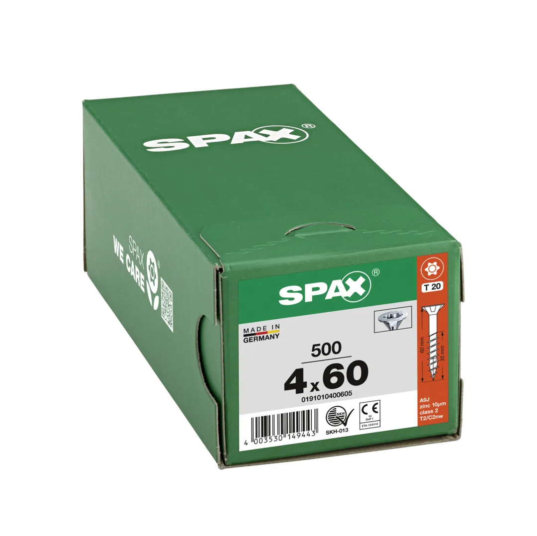 SPAX Senkkopf-Schraube T20 4,0 x 60