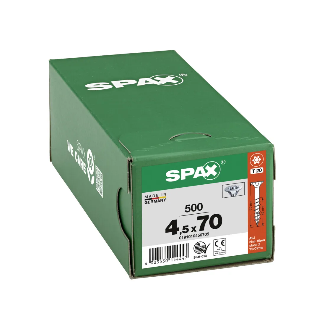 SPAX Senkkopf-Schraube T20  4,5 x 70