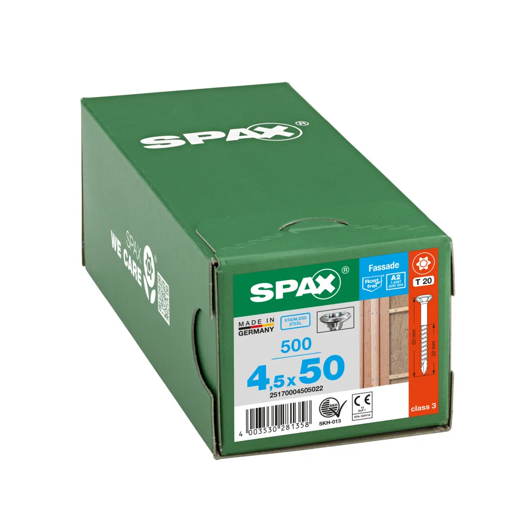 SPAX Linsensenkk.T20 V2A 4,5x 50
