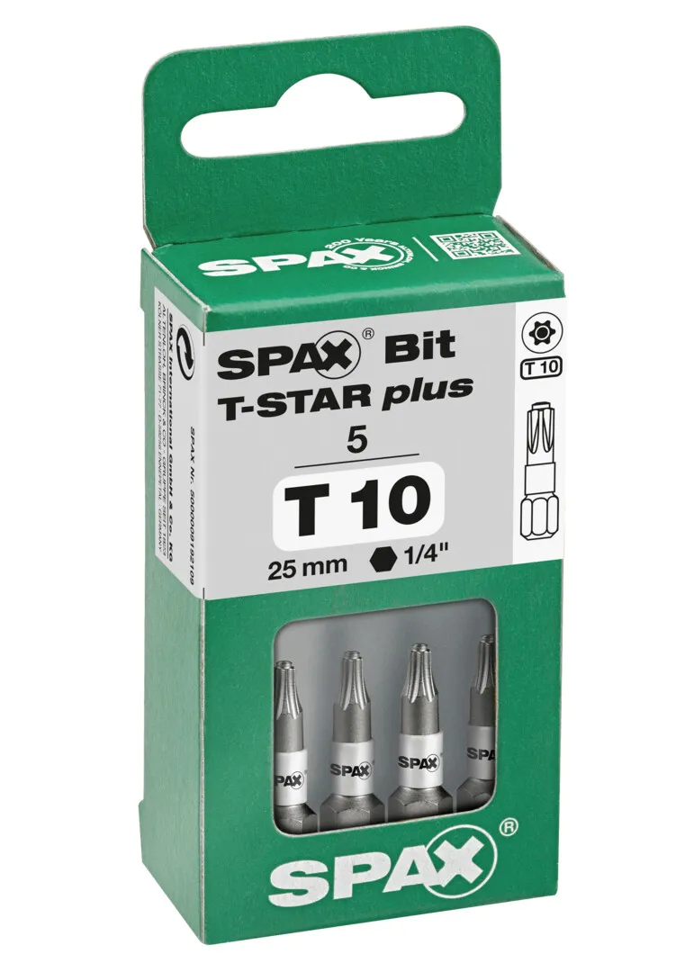 SPAX Bit T10    5er Pack