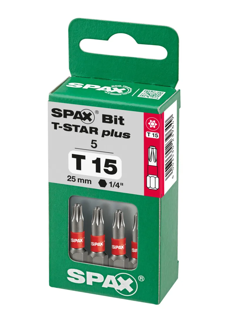 SPAX Bit T15    5er Pack