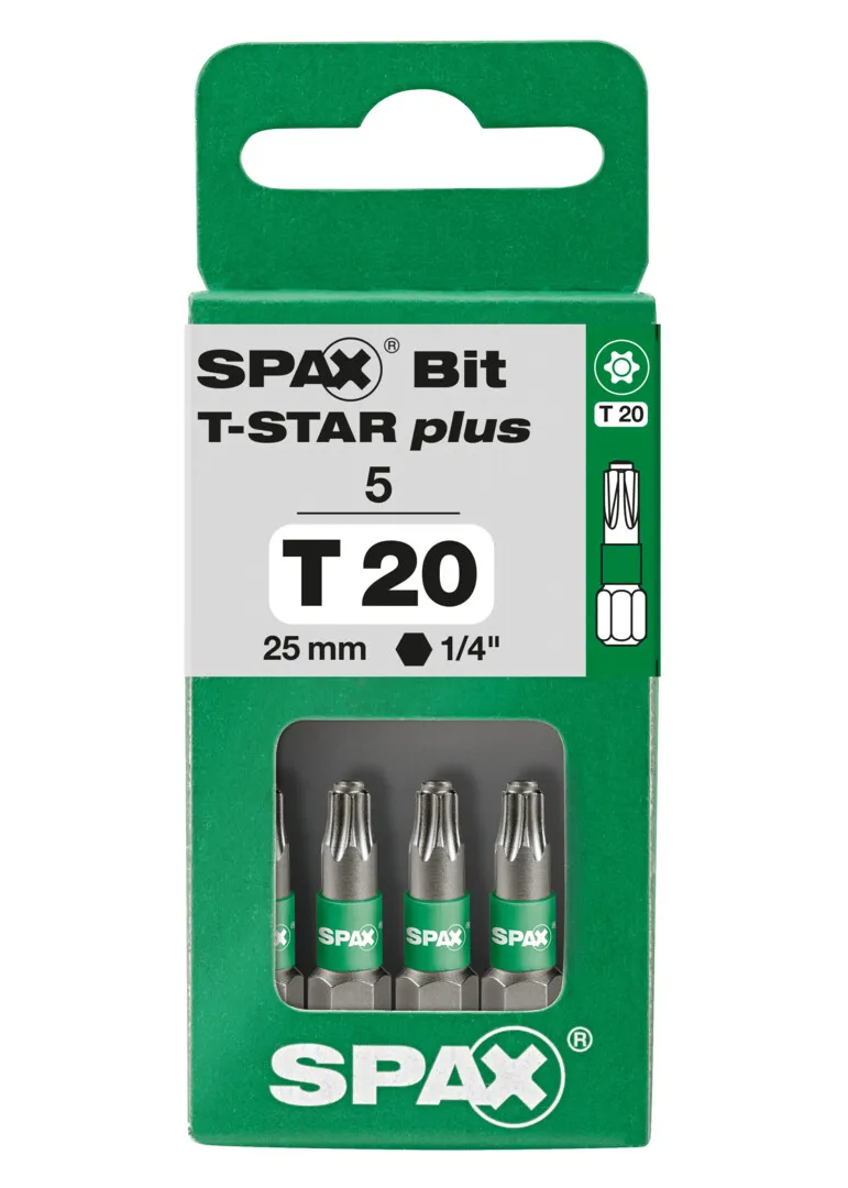 SPAX Bit T20    5er Pack