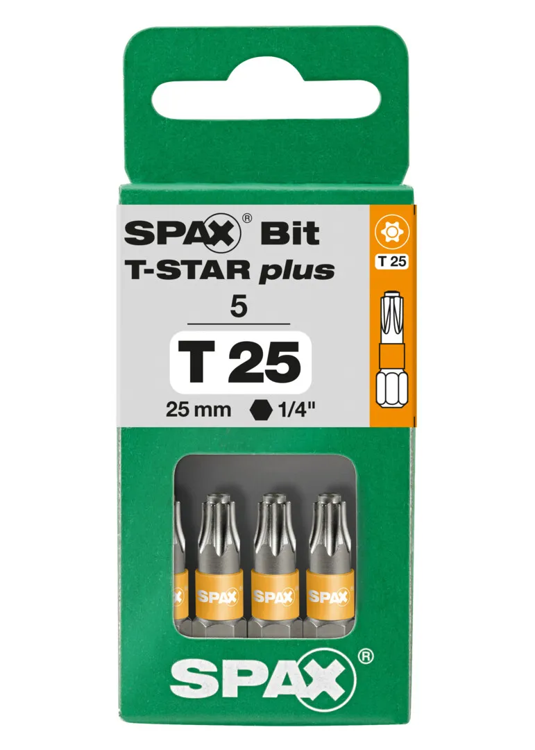 SPAX Bit T25    5er Pack