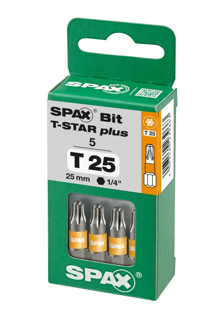 SPAX Bit T25    5er Pack