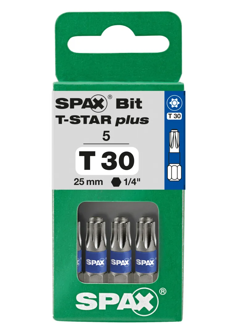 SPAX Bit T30    5er Pack